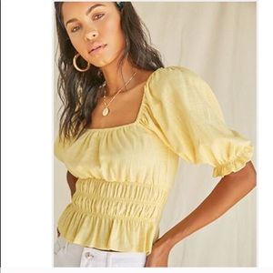 Forever 21 Puff Sleeve Top